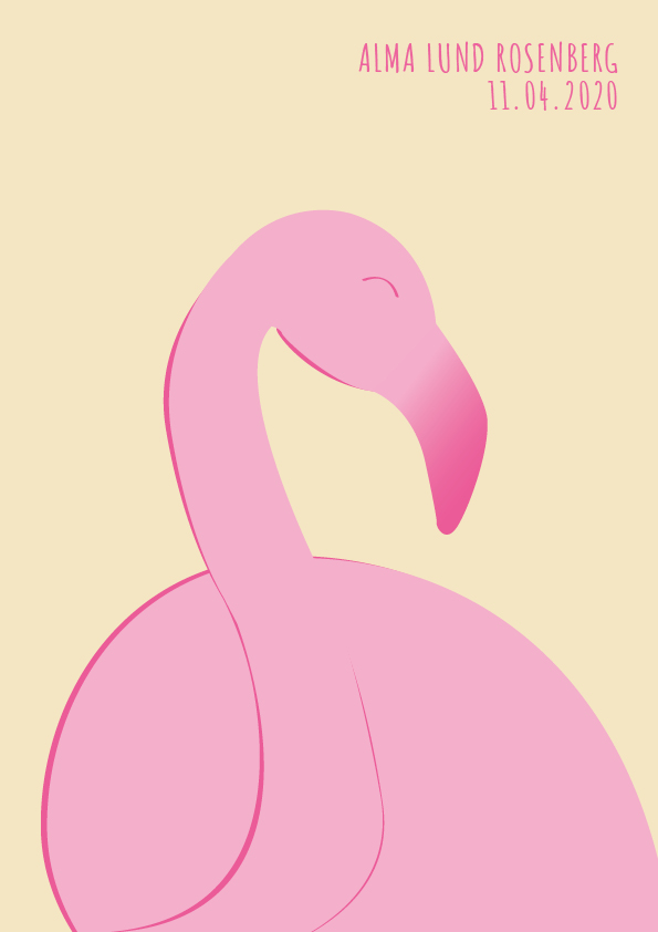 flamingo-gul